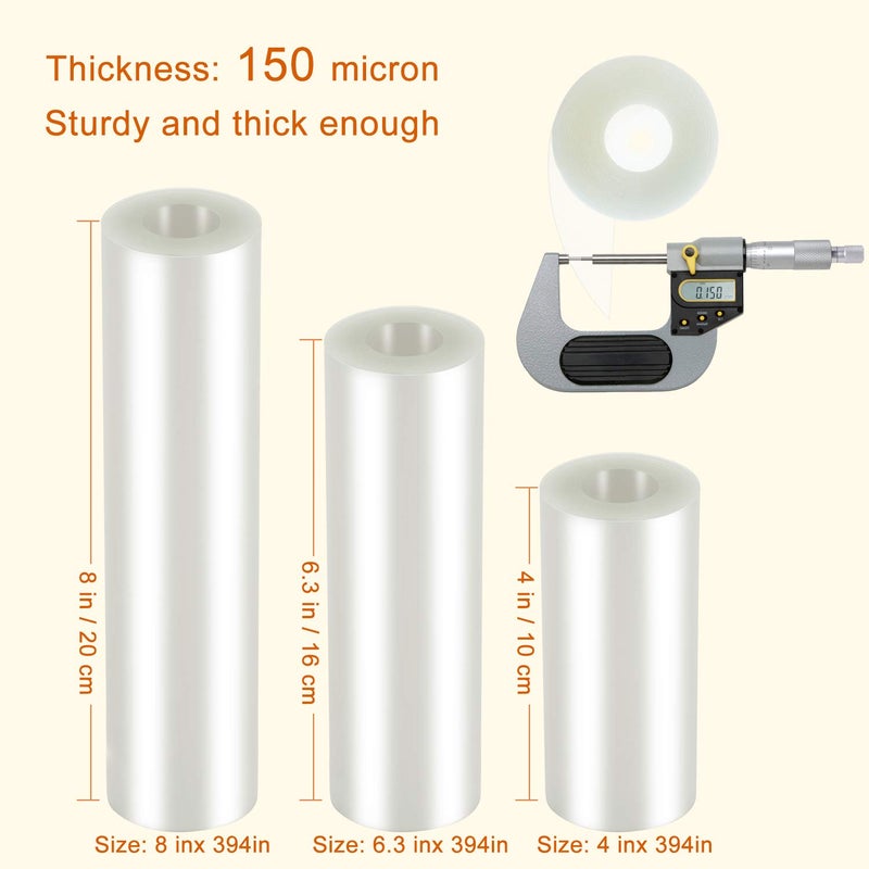 Ailaxq Cake Collars 6.3 x 394inch (5.9 mil thick) Transparent Acetate Sheets Rolls for Baking Surrounding Edge Decorating - Image 2